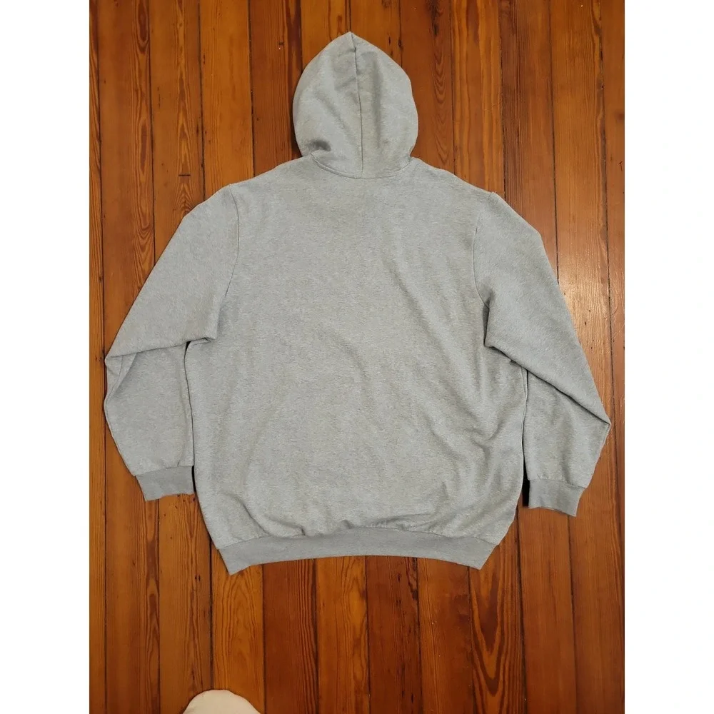 Adidas Hoodie Mens 3XL Pullover Gray Sport Activewear Everyday Gym Cotton Blend